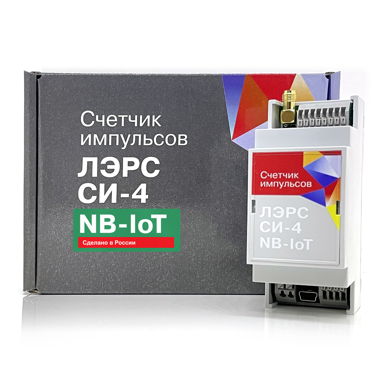 ЛЭРС СИ-4 NB-IoT, автономный счётчик импульсов 4-х канальный