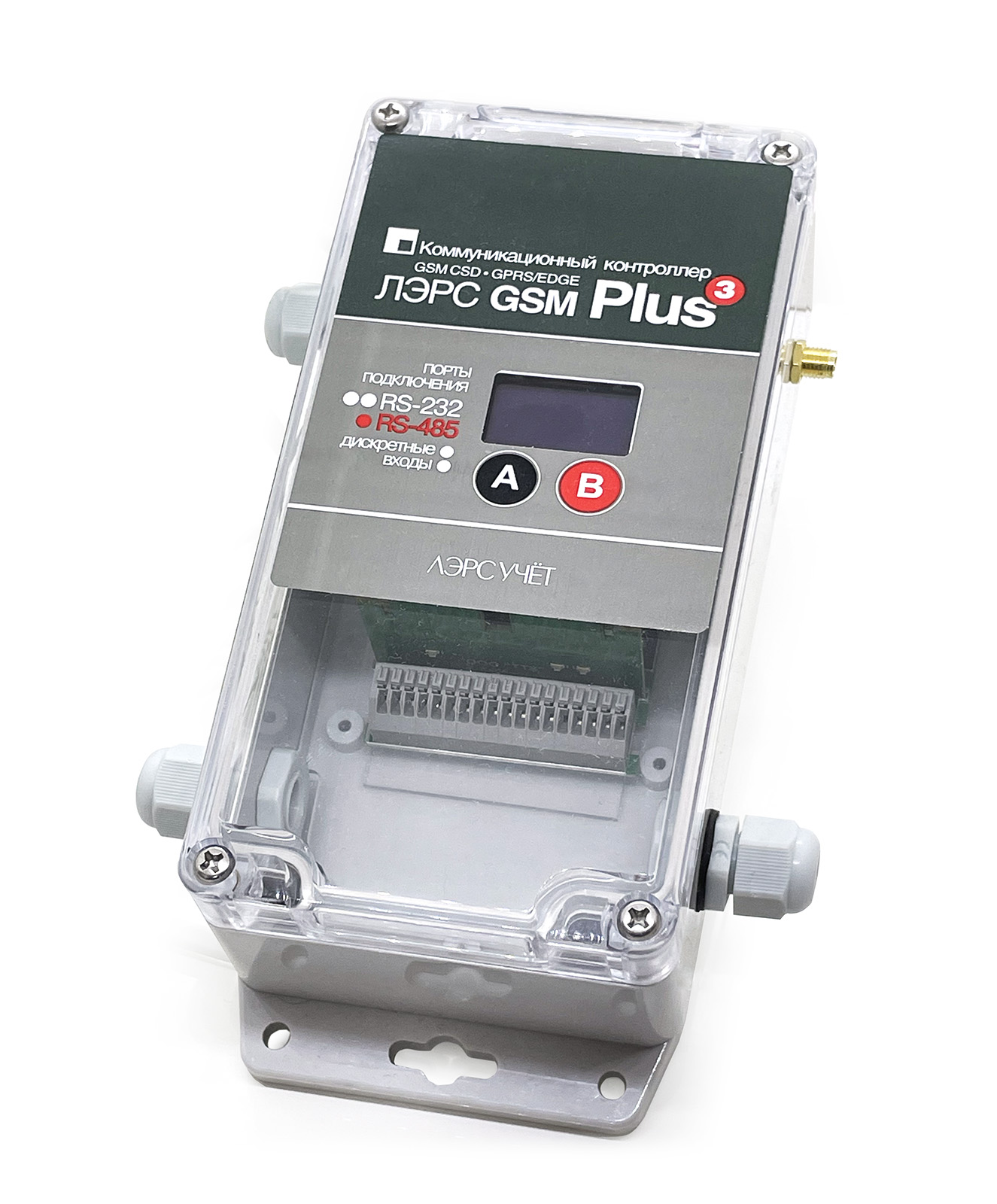 Контроллер ЛЭРС GSM Plus 3. Интерфейсы подключения RS-232, RS-232, RS-485